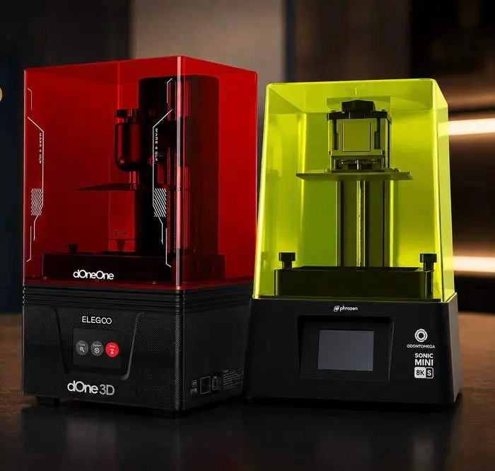 Impresoras 3D de resina utilizadas en el protocolo